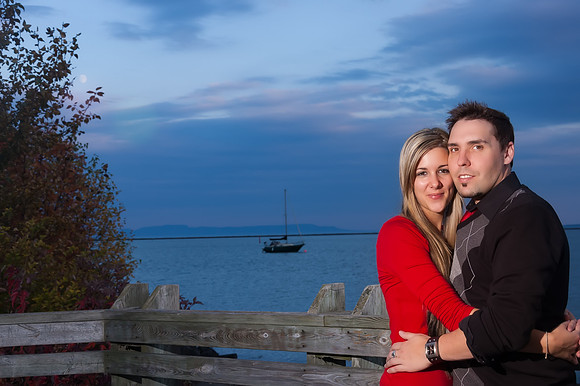 photo of Brad and Ashley having fun at the Marina Park, Thunder Bay Ontario