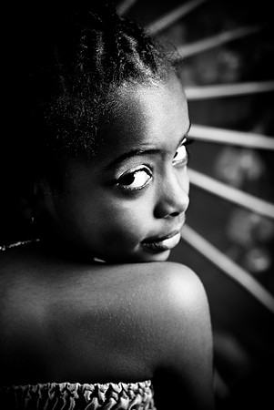 Portrait of a beautiful black girl, Thunder Bay