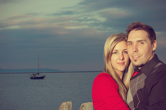 photo of Brad and Ashley having fun at the Marina Park, Thunder Bay Ontario