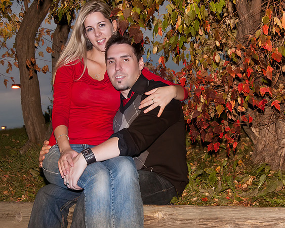 photo of Brad and Ashley having fun at the Marina Park, Thunder Bay Ontario