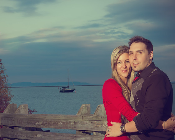 photo of Brad and Ashley having fun at the Marina Park, Thunder Bay Ontario