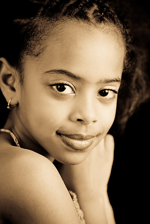 portrait of a Beautiful girl